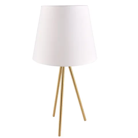 Lampka stołowa ELENA 1xE27 biało złota