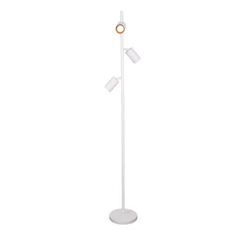 Lampa podłogowa MARIBEL 3xGU10 biało złota