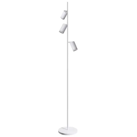 Lampa podłogowa PARIS 3xGU10 biała