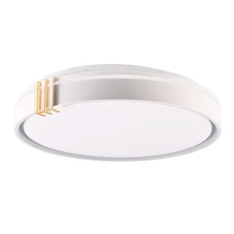Plafon LED okrągły ARLETTA 50 z pilotem ściemnialny szary 72W 48cm 8000lm 3000-6000K IP44 Goldlux