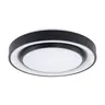 Plafon LED okrągły ZYGMUNT 40 z pilotem ściemnialny czarny 48W 38,5cm 5300lm 3000-6000K IP44 Goldlux