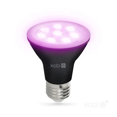 Żarówka do roślin LED PLANTY B 7W E27 1200K czarna Kobi Design