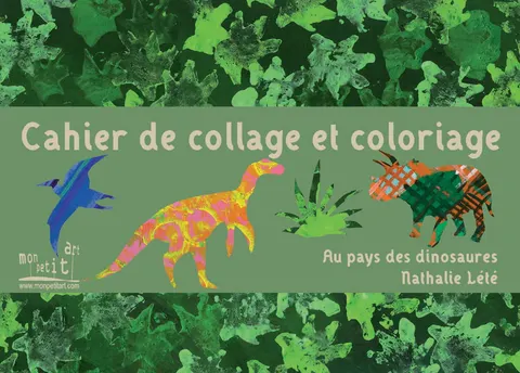 KOLAŻ DINOZAURY MON PETIT ART WYKLEJANKA