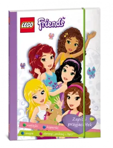 LEGO FRIENDS ZAPISKI PRZYJACIÓŁEK NAKLEJKI KOPERTKI MAPA