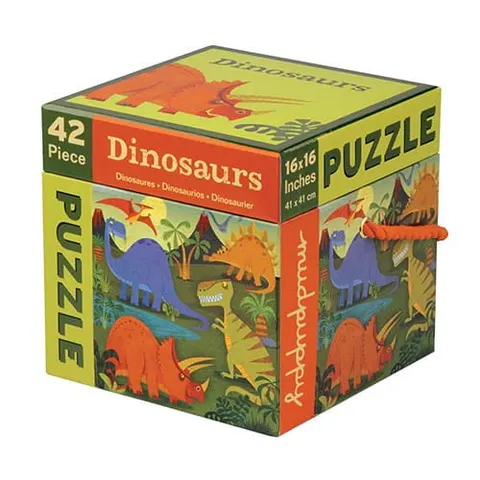 Puzzle kwadratowe 42 el. Dinozaury Mudpuppy
