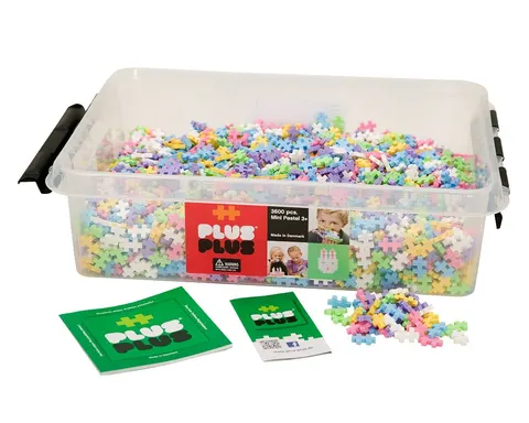 klocki plus-plus konstrukcyjne mini edu 3600 el. pastel pudełko
