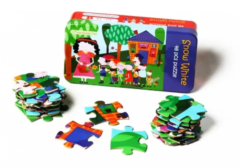PUZZLE KRÓLEWNA ŚNIEŻKA THE PURPLE COW 48EL.