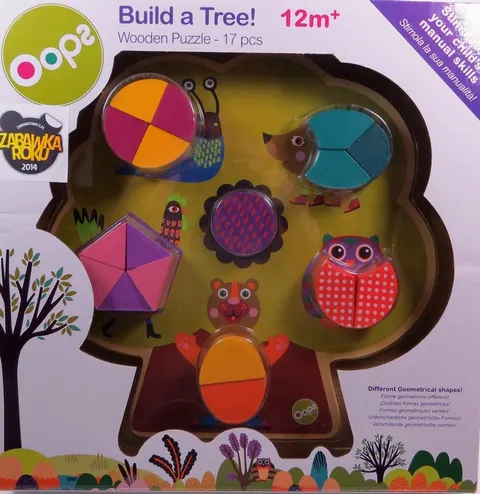 Zbuduj Drzewo drewniane puzzle 3D Oops Las DUŻE