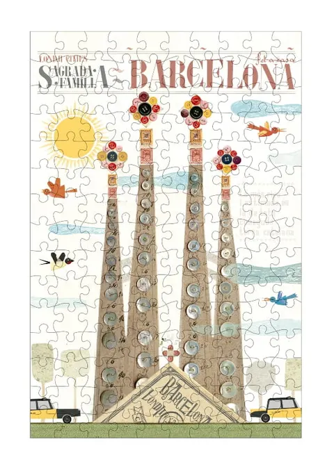 Mikropuzzle Sagrada Família Barcelona Hiszpania 150 elementów Londji