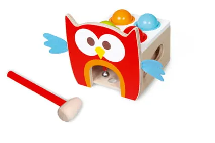 Drewniana przebijanka toc sowa scratch