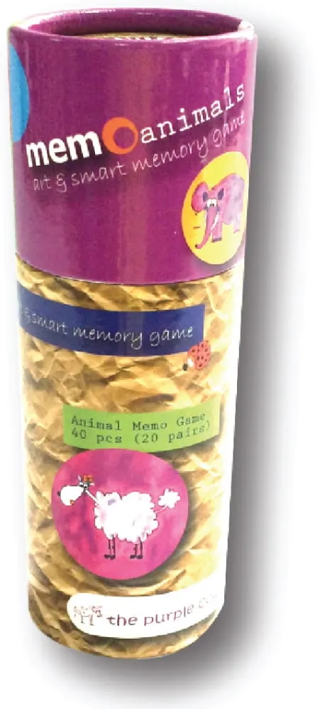 Gra memory ZWIERZĄTKA The Purple Cow