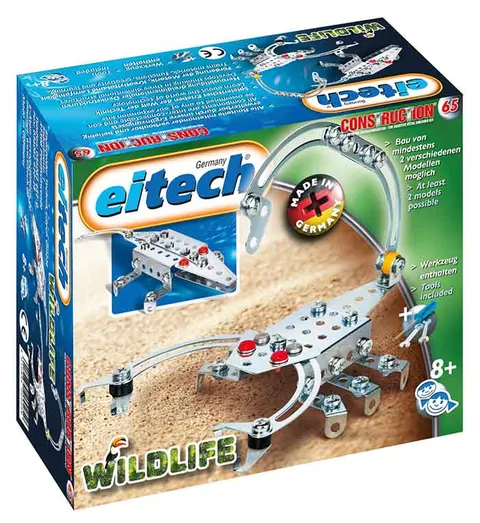 skorpion krokodyl metalowe klocki konstrukcyjne eitech Wildlife