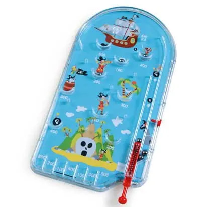 Klasyczna gra pinball piraci przenośna scratch