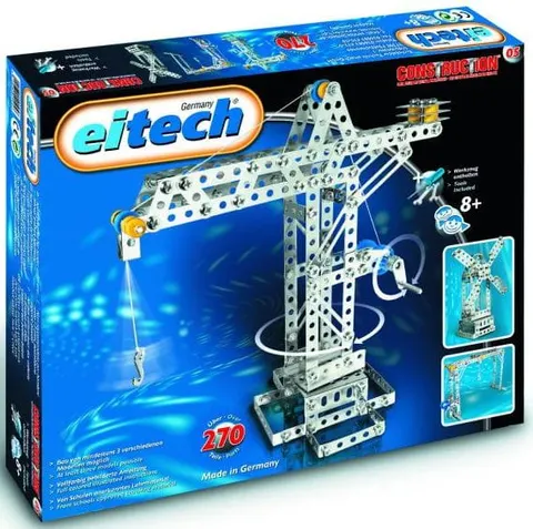 dżwig C05 metalowe konstrukcje klocki 3 modele eitech