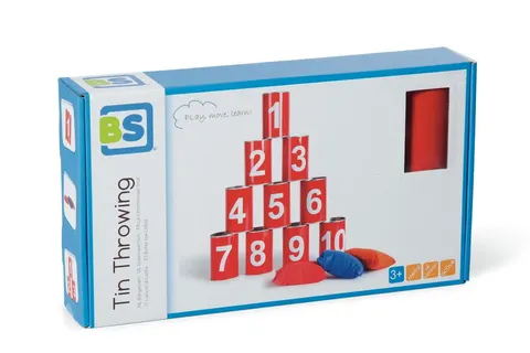 Gra zręcznościowa puszki czerwone bs toys buiten speel