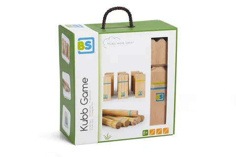 Drewniana gra zręcznościowa Kubb bs toys