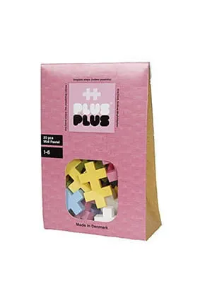 klocki plus-plus kreatywne 20 elementów BIG pastel
