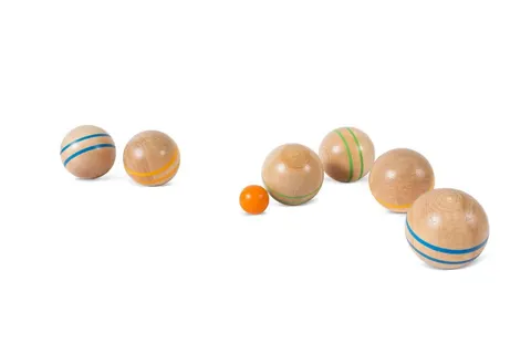 bs toys Boccia/Boule/Kule drewniane gra rodzinna buiten speel