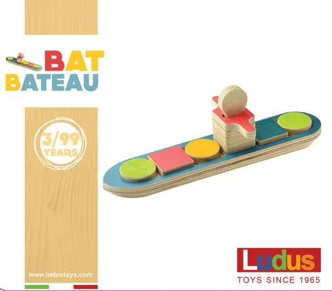 Klocki konstrukcyjne BAT BATEAU – ŁÓDŹ PODWODNA Ludus