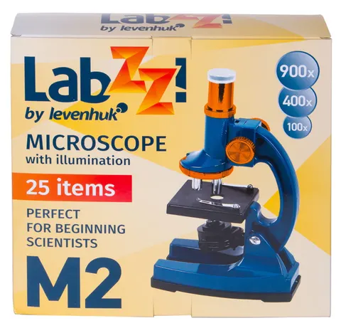 Mikroskop Levenhuk LabZZ M2 powiększenie 100-900x