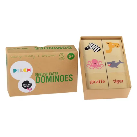 English Eater Dominoes gra edukacyjna Pilch