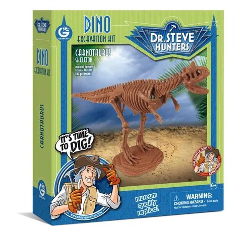 Szkielet CARNOTAURUS 30 cm Wyprawa Paleontologiczna dinozaur Geoworld