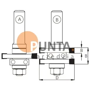 WPW Frez do połączeń piórowo-wpustowych HRG HRG6005