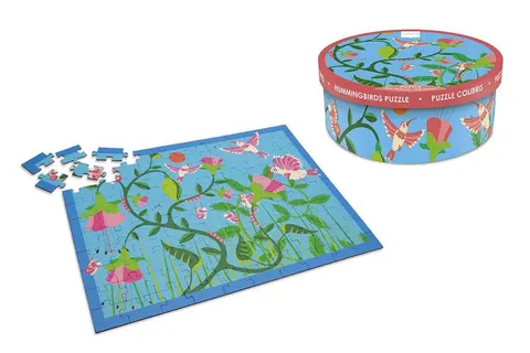 Puzzle układanka100 elementów kolibry scratch