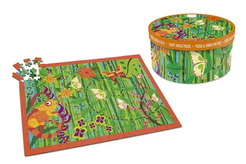 Puzzle układanka 200 elementów dżungla scratch