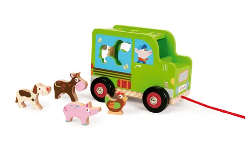 Drewniany sorter farma scratch