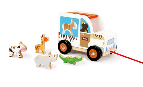 Drewniany sorter safari scratch
