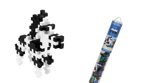 klocki plus-plus konstrukcyjne mini 100 elementów tuba zebra