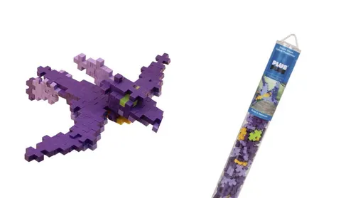 klocki plus-plus konstrukcyjne mini 100 elementów tuba dinozaur pteranodon