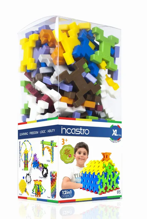 Klocki konstrukcyjne Incastro - 100 el. Cube XL