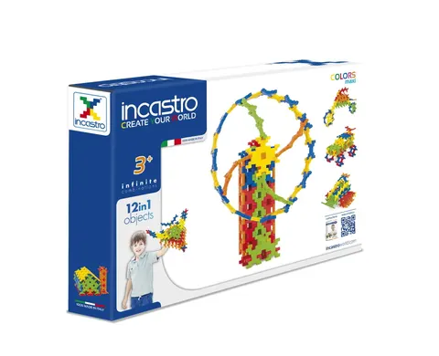 Klocki konstrukcyjne Incastro - 100 el. Colors MAXI