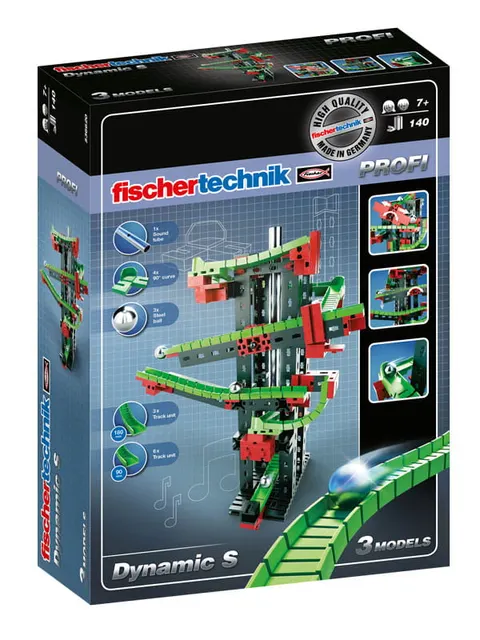 Tor dla kulek Dynamic S 3 modele 140 el. Fischertechnik