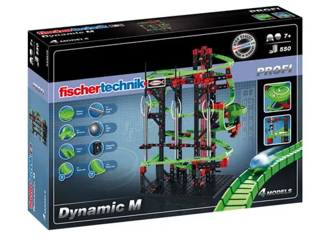 Tor dla kulek Dynamic M 4 modele 550 el. Fischertechnik