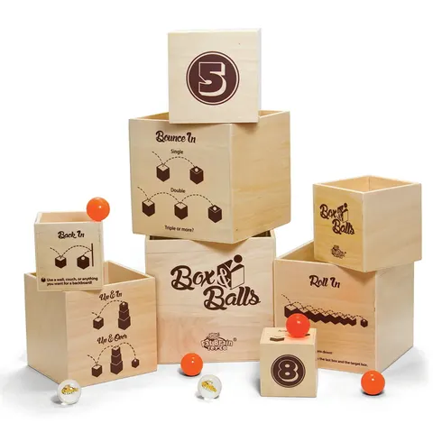 Fat Brain Toys gra zręcznościowa Box and Balls