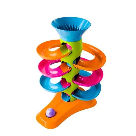 Zakręcona Zjeżdżalnia dla Kulek RollAgain- Fat Brain Toys