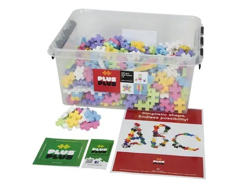 klocki plus-plus konstrukcyjne BIG edu 400 el pastel w pudełku