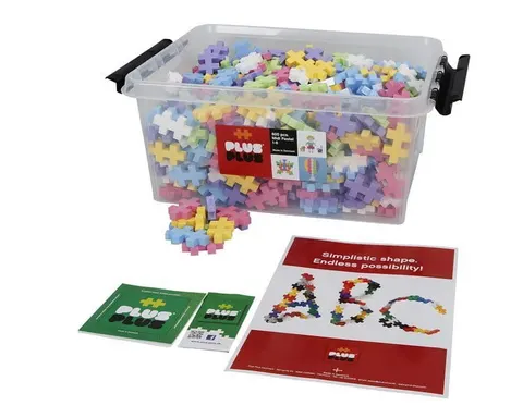klocki plus-plus konstrukcyjne BIG edu 600 el pastel w pudełku