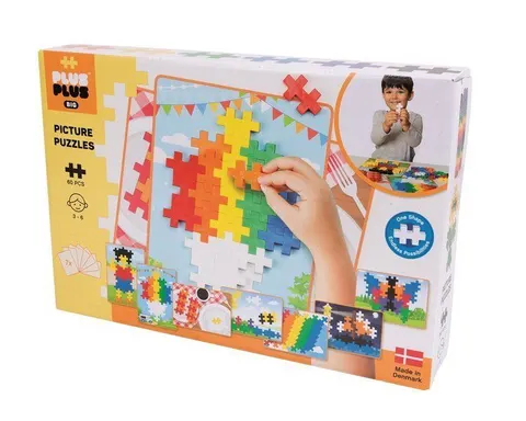 klocki plus-plus BIG 60 el puzzle obrazkowe basic