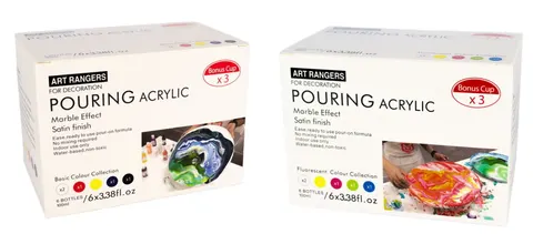 Farby akrylowe pouring 6x100ml Art Rangers