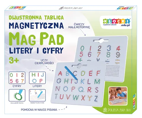 Tablica magnetyczna litery i cyfry MagPad
