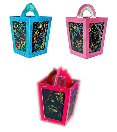 Zestaw artystyczny Lampion zdrapka Box candiy
