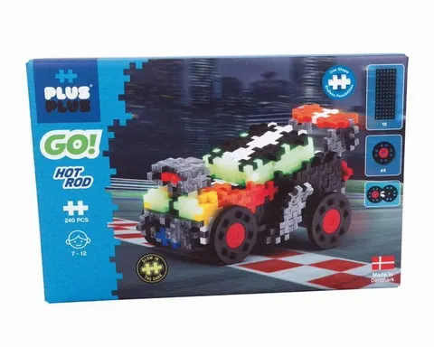 klocki plus-plus GO samochód terenowy mini 240 elementów