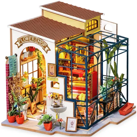 Kwiaciarnia Emily DIY mini domek model 3D Robotime