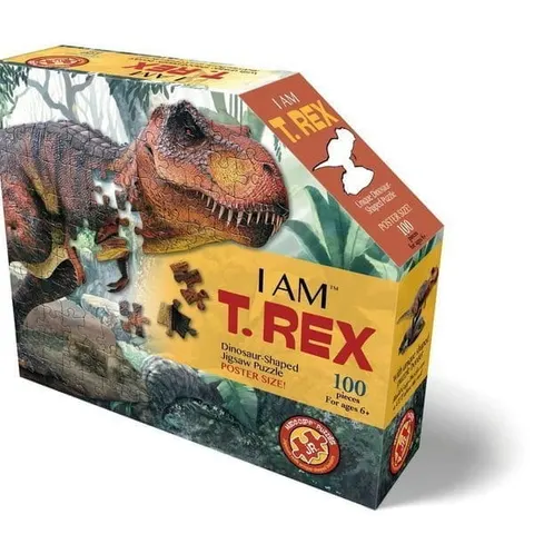 Madd Capp puzzle konturowe I AM T-REX 100 elementów