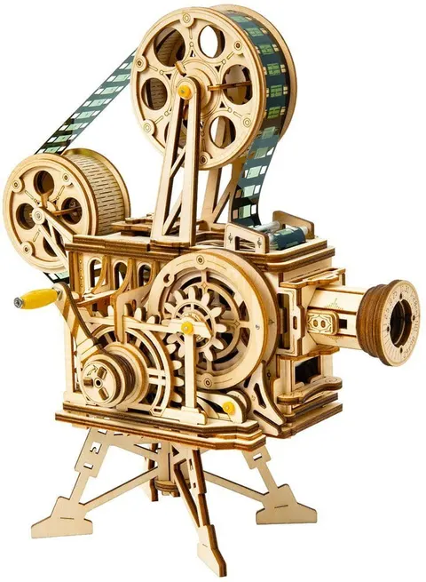 Projektor filmowy + film model 3D DIY Robotime