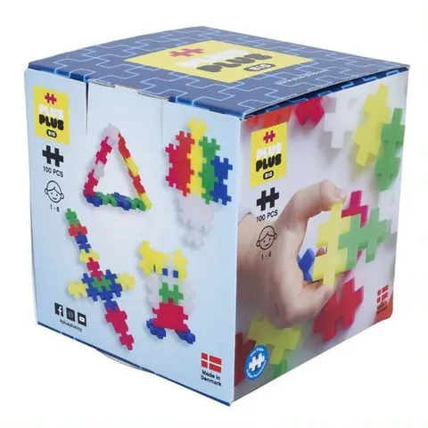 klocki plus-plus konstrukcyjne BIG 100 elementów neon